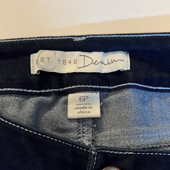 CATO est. 1946 denim jeans w/ whiskering & lots of stretch five pockets low rise - Picture 7 of 11